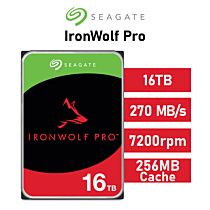 Seagate IronWolf Pro 16TB SATA6G ST16000NT001 3.5" Hard Disk Drive by seagate at Rebel Tech