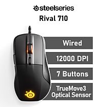 SteelSeries Rival 710 Optical 62334 Wired Gaming Mouse by steelseries at Rebel Tech