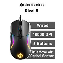 SteelSeries Rival 5 Optical 62551 Wired Gaming Mouse by steelseries at Rebel Tech