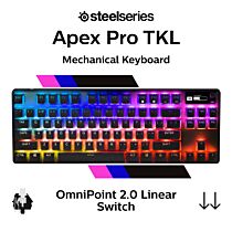 SteelSeries Apex Pro TKL (2023) SteelSeries OmniPoint 2.0 64856 TKL Size Mechanical Keyboard by steelseries at Rebel Tech