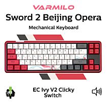 Varmilo Sword 2-68 Beijing Opera EC Ivy V2 A07A028B1A3A01A017 SF Size Mechanical Keyboard by varmilo at Rebel Tech