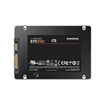 Samsung 870 EVO 4TB SATA6G MZ-77E4T0BW 2.5" Solid State Drive by samsung at Rebel Tech