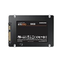 Samsung 870 EVO 500GB SATA6G MZ-77E500BW 2.5" Solid State Drive by samsung at Rebel Tech