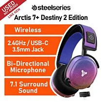 SteelSeries Arctis 7+ Wireless Destiny 2 Lightfall Edition 61477-USED-LN Wireless Gaming Headset by steelseries at Rebel Tech