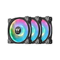Thermaltake Riing Duo 14 RGB Fan TT Premium Edition 140mm CL-F078-PL14SW-A Case Fans - 3 Fan Pack by thermaltake at Rebel Tech
