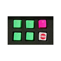 Tai-Hao Rubber Neon Green 004C03GN103 Keycap Set by taihao at Rebel Tech