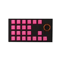 Tai-Hao Rubber Neon Jelly Pink 022C03PK102 Keycap Set by taihao at Rebel Tech