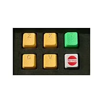 Tai-Hao Rubber Neon Orange 004C03OR102 Keycap Set by taihao at Rebel Tech