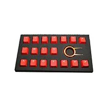 Tai-Hao Rubber Red 018C03RD101 Keycap Set by taihao at Rebel Tech
