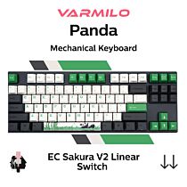 Varmilo MA87 V2 Panda R2 EC Sakura V2 A33A029A9A3A01A026 TKL Size Mechanical Keyboard by varmilo at Rebel Tech