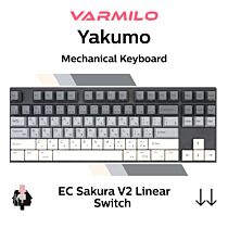 Varmilo MA87 V2 Yakumo EC Sakura V2 A33A007A9A3A04A008 TKL Size Mechanical Keyboard by varmilo at Rebel Tech