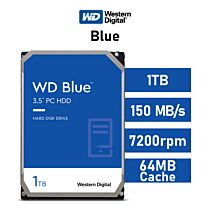 Western Digital Blue 1TB SATA6G WD10EZEX 3.5" Hard Disk Drive by westerndigital at Rebel Tech