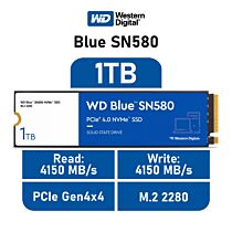 Western Digital Blue SN580 1TB PCIe Gen4x4 WDS100T3B0E M.2 2280 Solid State Drive by westerndigital at Rebel Tech