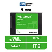 Western Digital Green 1TB SATA6G WDS100T3G0A 2.5" Solid State Drive by westerndigital at Rebel Tech