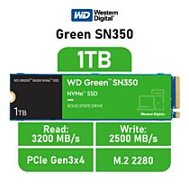 Western Digital Green SN350 1TB PCIe Gen3x4 WDS100T3G0C M.2 2280 Solid State Drive by westerndigital at Rebel Tech