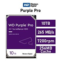 Western Digital Purple Pro 10TB SATA6G WD101PURP 3.5" Hard Disk Drive by westerndigital at Rebel Tech