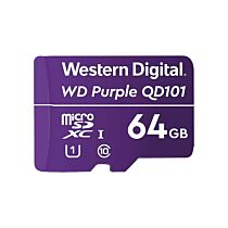 Western Digital Purple QD101 microSDXC UHS-I 64GB WDD064G1P0C Memory Card by westerndigital at Rebel Tech