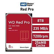 Western Digital Red Pro 8TB SATA6G WD8003FFBX 3.5" Hard Disk Drive by westerndigital at Rebel Tech