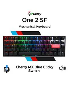 Ducky One 2 SF Cherry MX Blue DKON1967ST-CUSPDAZT1 SF Size Mechanical Keyboard by ducky at Rebel Tech