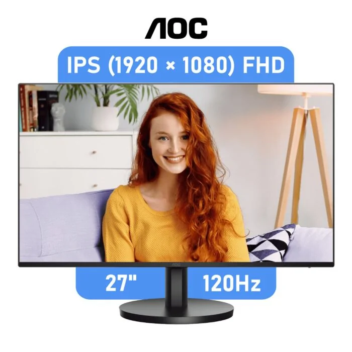 AOC Gaming 27" FHD 120Hz IPS 27B3HA3 Flat Gaming Monitor by aoc at Rebel Tech