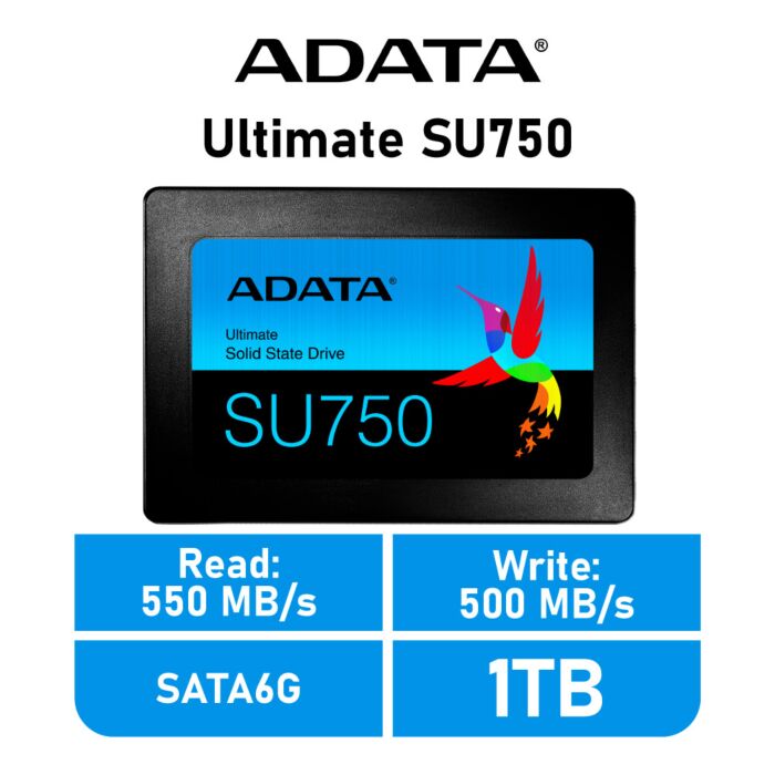 ADATA Ultimate SU750 1TB SATA6G ASU750SS-1TT-C 2.5" Solid State Drive by adata at Rebel Tech