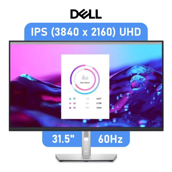 Dell P Series P3223QE 31.5" IPS UHD 60Hz 210-BEQZ Flat Office Monitor by dell at Rebel Tech