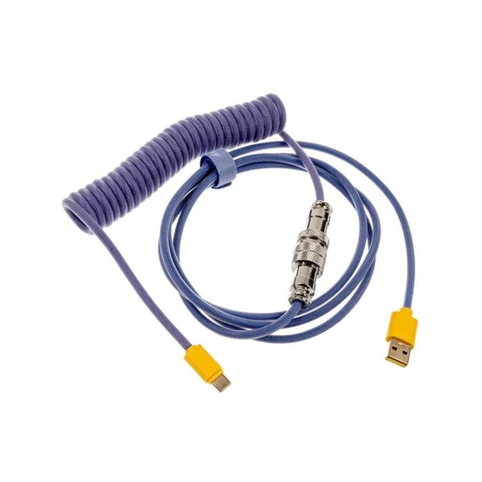 Ducky Horizon Premicord DKCC-HZCNC1 Custom USB-C Cable w/ Coil by ducky at Rebel Tech