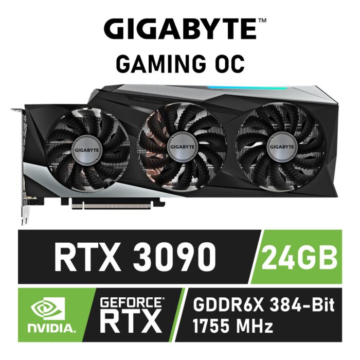 GIGABYTE GeForce RTX 3090 GAMING OC 24GB GDDR6X GV-N3090GAMING OC-24GD