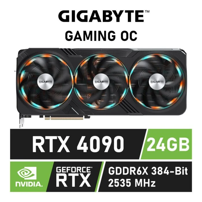 GIGABYTE GeForce RTX 4090 GAMING OC 24GB GDDR6X GV-N4090GAMING OC-24GD Graphics Card by gigabyte at Rebel Tech