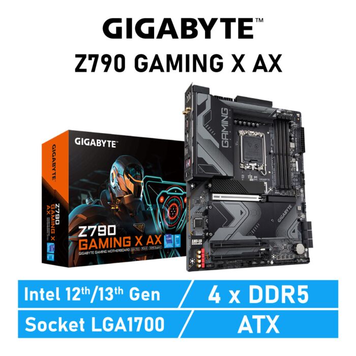 GIGABYTE Z790 GAMING X AX LGA1700 Intel Z790 ATX Intel Motherboard by gigabyte at Rebel Tech