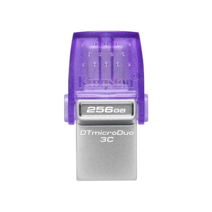 Kingston microDuo 3C 256GB USB-C DTDUO3CG3/256GB Flash Drive by kingston at Rebel Tech