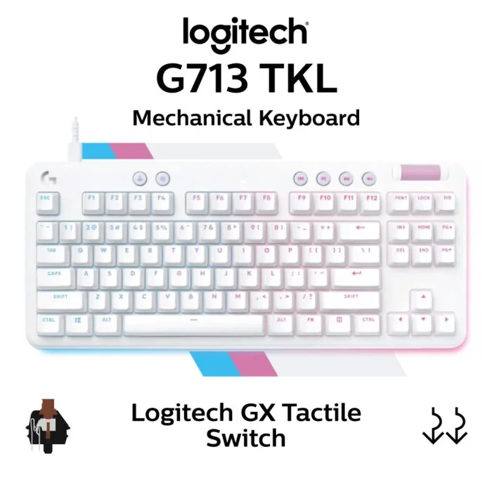 Logitech G713 GX Tactile 920-010422 TKL Mechanical Gaming Keyboard by logitech at Rebel Tech