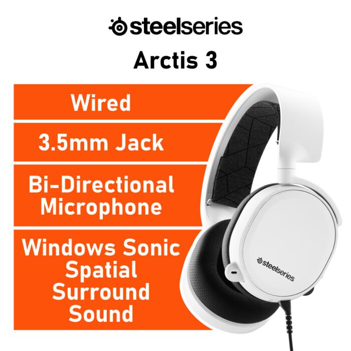 SteelSeries Arctis 3 61506 Wired Gaming Headset by steelseries at Rebel Tech