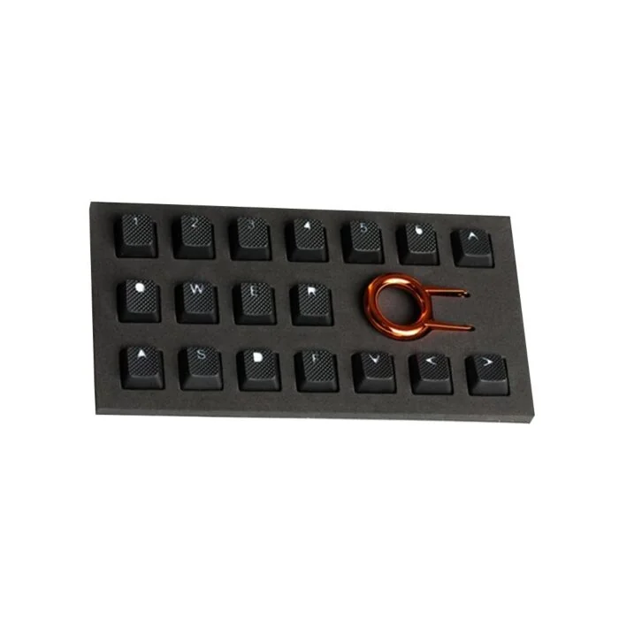 Tai-Hao Rubber Black 018C03BK101 Keycap Set by taihao at Rebel Tech