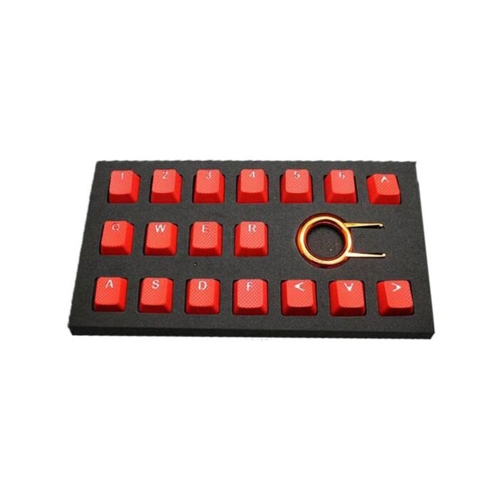 Tai-Hao Rubber Red 018C03RD101 Keycap Set by taihao at Rebel Tech