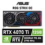 ASUS ROG Strix GeForce RTX 4070 Ti OC 12GB GDDR6X 90YV0II0-M0NA00 Graphics Card by asus at Rebel Tech