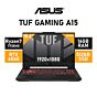 ASUS TUF Gaming A15 FA507NV-716512G0W AMD Ryzen 7-7735HS / 15.6" FHD (1920x1080) 144Hz / 16GB DDR5 RAM / GeForce RTX 4060 8GB / 512GB PCIe Gen4x4 NVMe SSD / Windows 11 Home / Jaegar Gray 90NR0E88-M003S0 Gaming Laptop by asus at Rebel Tech