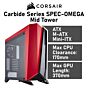 CORSAIR Carbide Series SPEC-OMEGA Mid Tower CC-9011120 Computer Case by corsair at Rebel Tech