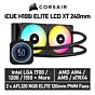 CORSAIR iCUE H100i ELITE LCD XT 240mm CW-9060074 Liquid Cooler by corsair at Rebel Tech