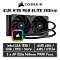 CORSAIR iCUE H115i RGB ELITE 280mm CW-9060059 Liquid Cooler by corsair at Rebel Tech