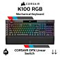 CORSAIR K100 RGB CORSAIR OPX CH-912A01A Extended Size Mechanical Keyboard by corsair at Rebel Tech