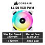 CORSAIR LL120 RGB 120mm PWM CO-9050091 Case Fan by corsair at Rebel Tech