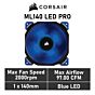 CORSAIR ML140 LED PRO 140mm PWM CO-9050048 Case Fan by corsair at Rebel Tech