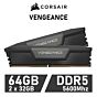 CORSAIR VENGEANCE 64GB Kit DDR5-5600 CL40 1.25v CMK64GX5M2B5600C40 Desktop Memory by corsair at Rebel Tech