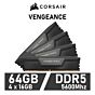 CORSAIR VENGEANCE 64GB Kit DDR5-5600 CL36 1.25v CMK64GX5M4B5600Z36 Desktop Memory by corsair at Rebel Tech