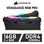 CORSAIR VENGEANCE RGB PRO 16GB Kit DDR4-3200 CL16 1.35v CMW16GX4M2Z3200C16 Desktop Memory by corsair at Rebel Tech