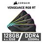 CORSAIR VENGEANCE RGB RT 128GB Kit DDR4-3200 CL16 1.35v CMN128GX4M4Z3200C16 Desktop Memory by corsair at Rebel Tech