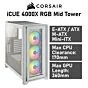 CORSAIR iCUE 4000X RGB Mid Tower CC-9011205 Computer Case by corsair at Rebel Tech