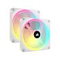 CORSAIR iCUE LINK QX140 RGB 140mm PWM CO-9051008 White Case Fans - 2 Pack by corsair at Rebel Tech