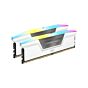 CORSAIR VENGEANCE RGB 64GB Kit DDR5-6000 CL40 1.35v CMH64GX5M2B6000C40W Desktop Memory by corsair at Rebel Tech